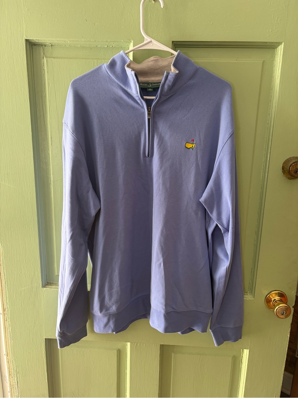 Masters Collection 1/4 Zip Pullover Sweatshirt L Pima